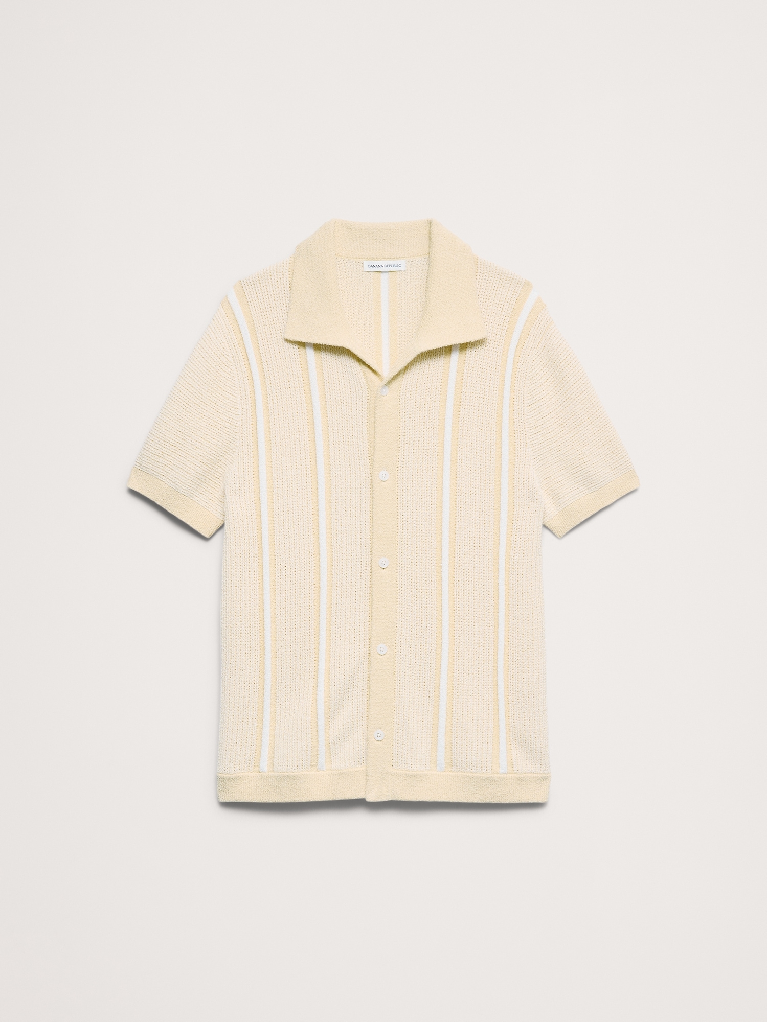 Image number 4 showing, Bouclé Stripe Sweater Polo