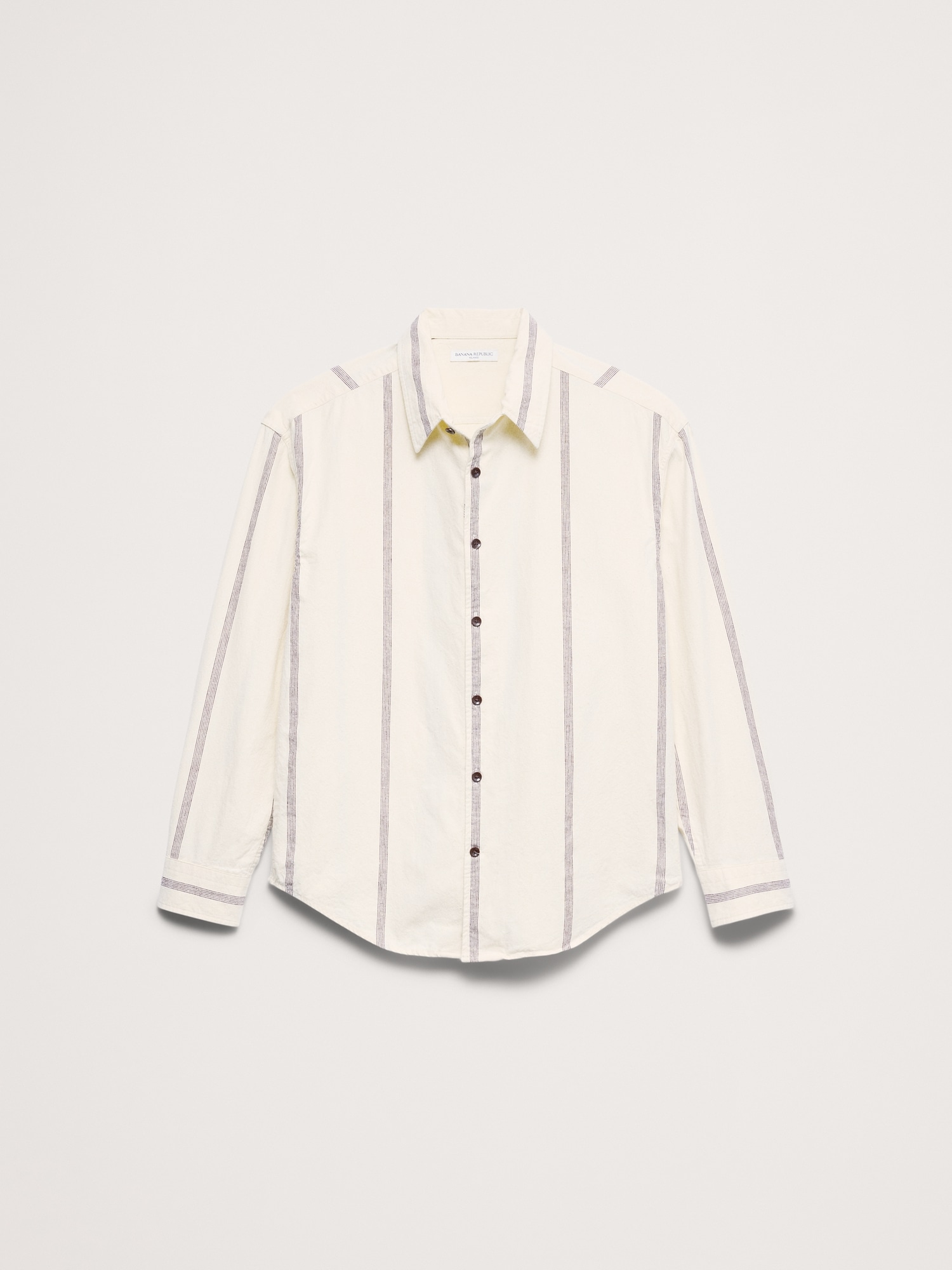 Image number 5 showing, Relaxed-Fit Cotton-Linen Neps Shirt