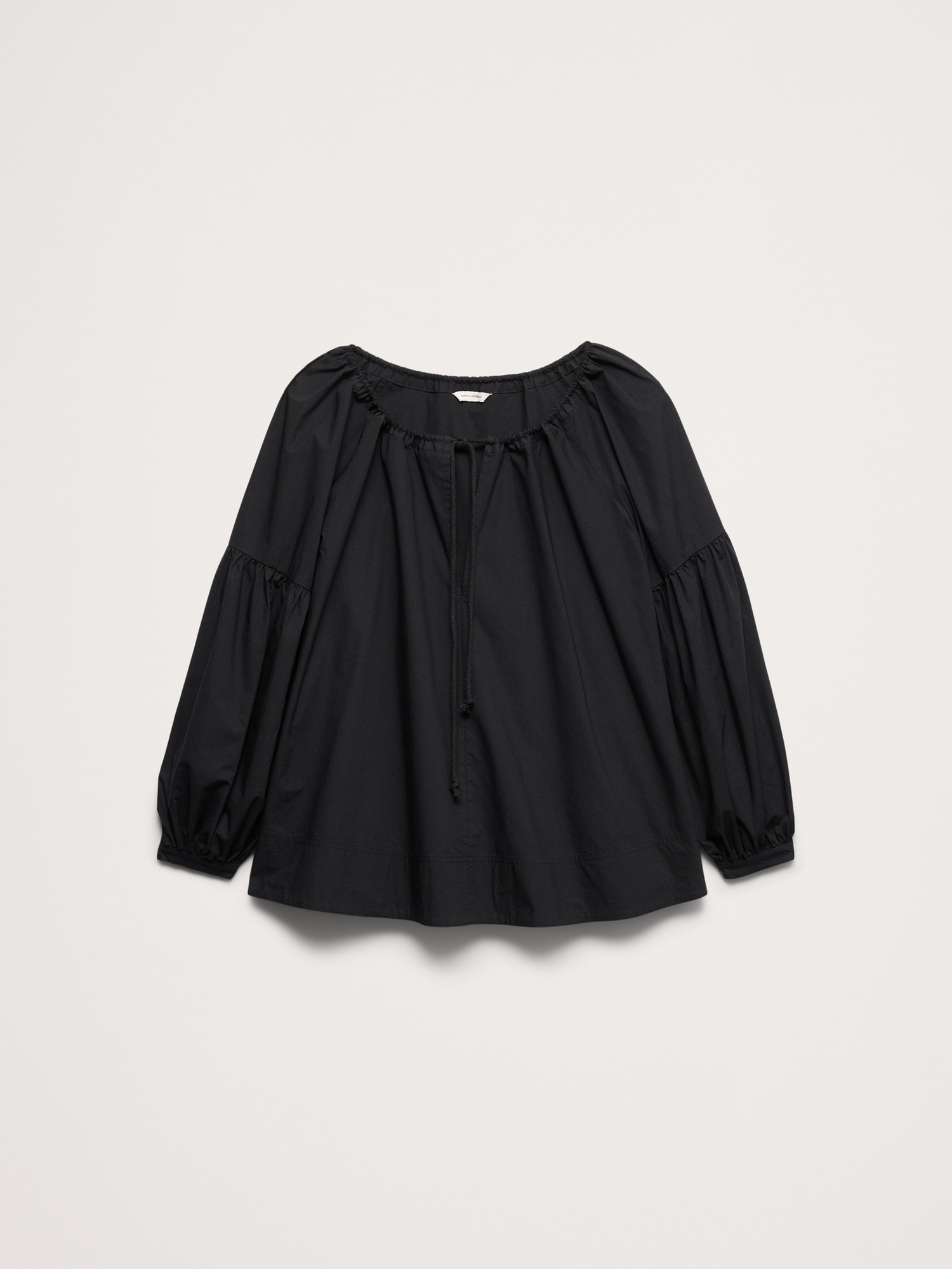 Image number 4 showing, Cotton Poplin Drawstring Top