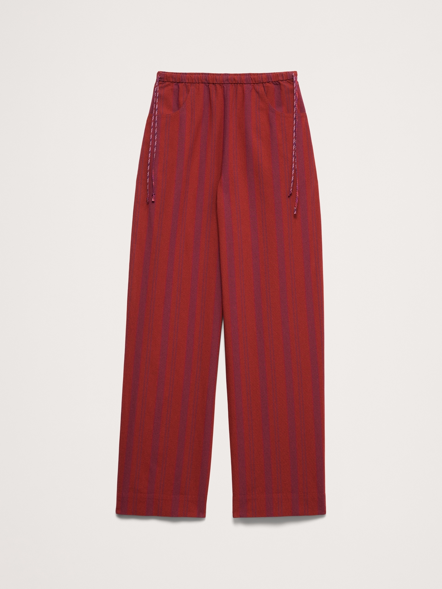 Image number 5 showing, Cotton Pull-On Side-Tie Pant