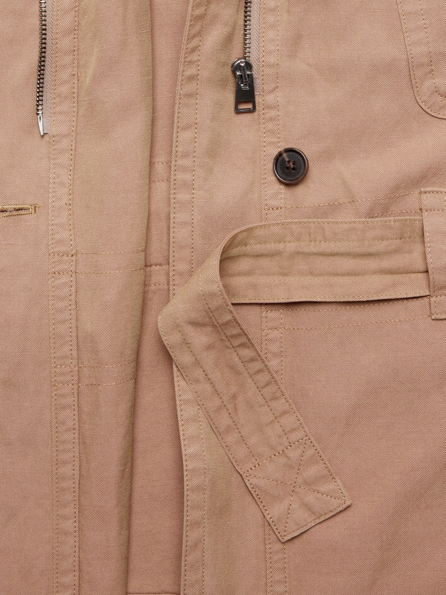 Image number 6 showing, TENCEL™-Cotton-Linen Utility Vest