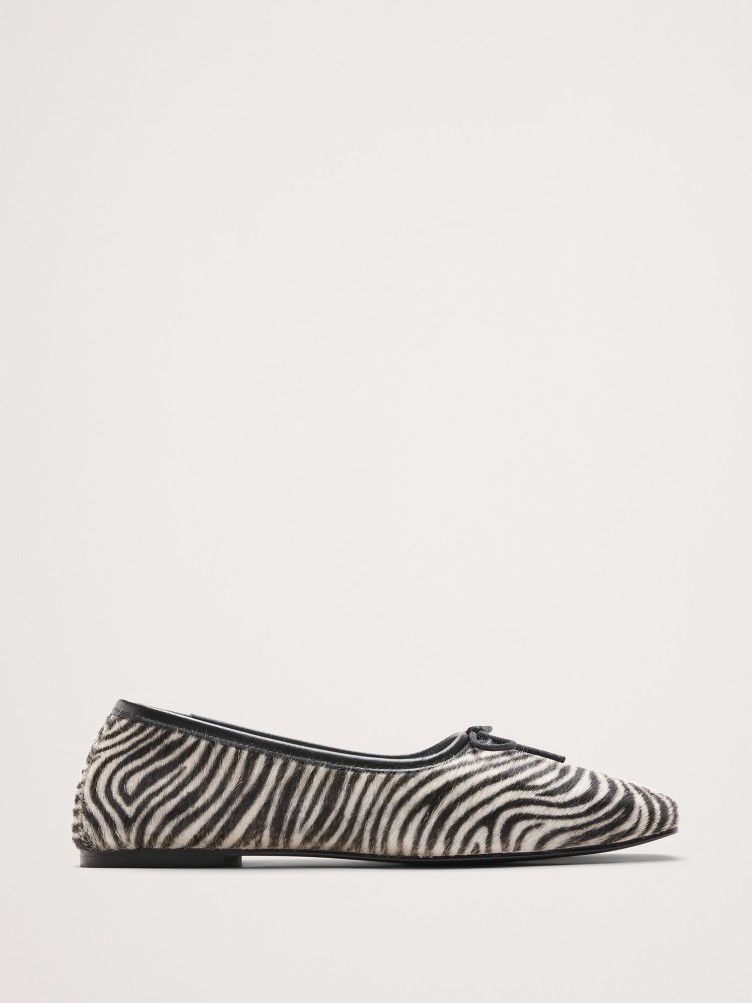 Image number 1 showing, Jada Zebra Square-Toe Ballet Flat By Freda Salvador