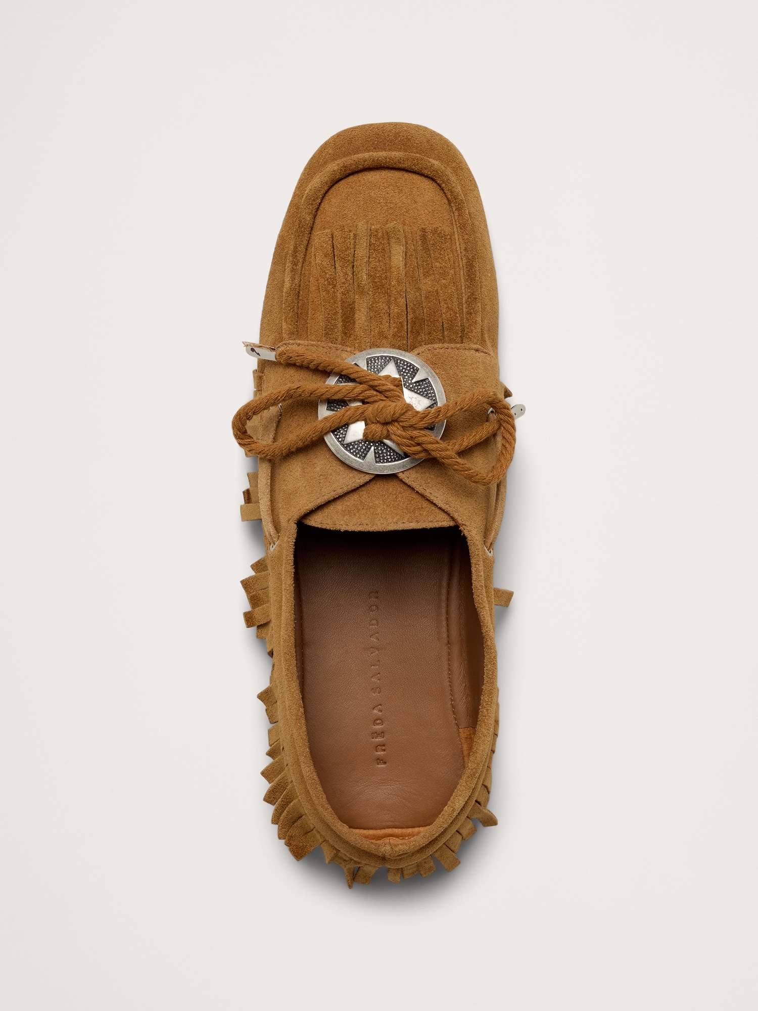 Женские мокасины Freda Salvador Ramona Moccasin, цвет: Каштановый коричневый — фото 5