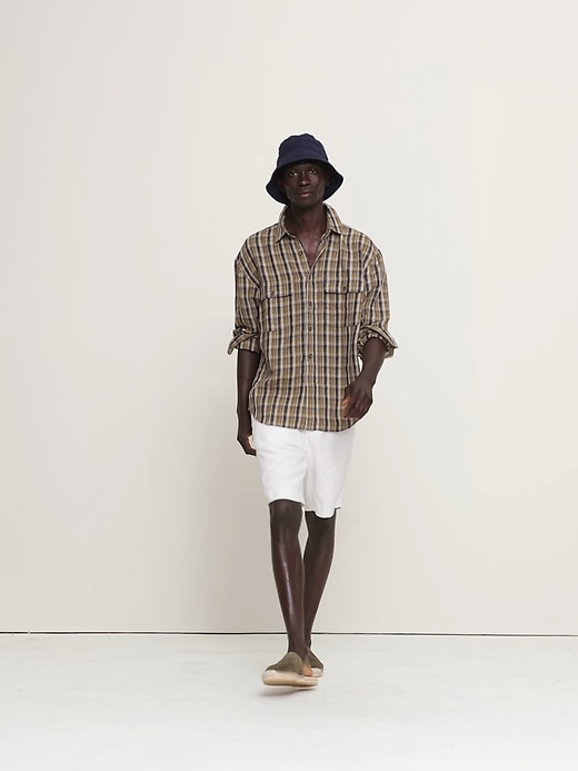 Relaxed-Fit Linen Explorer Shirt | Banana Republic