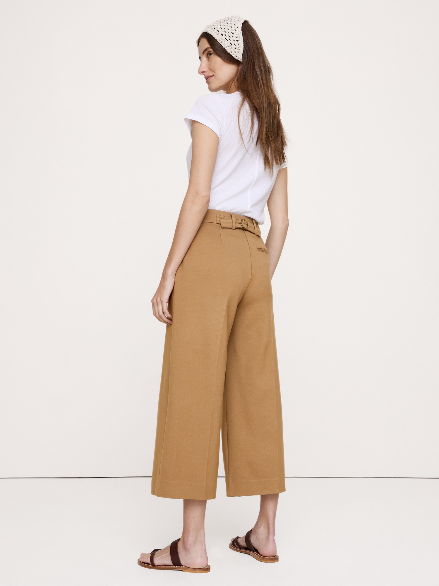 Image number 3 showing, High-Rise Ponte Culotte
