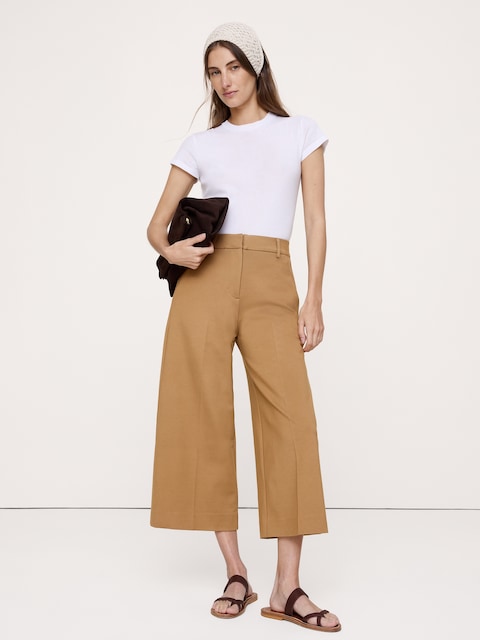 High-Rise Ponte Culotte