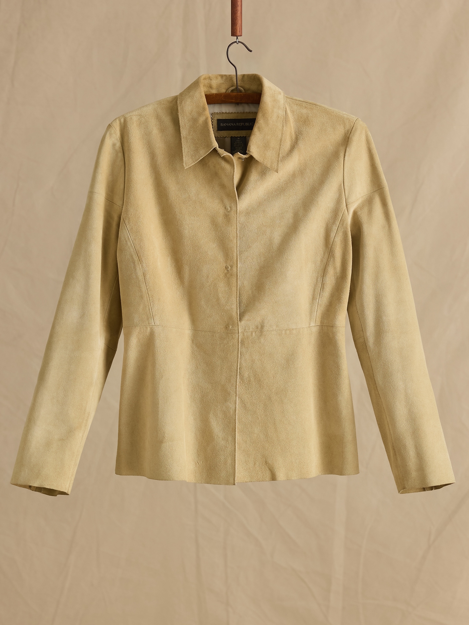 Image number 1 showing, Archive Suede Peplum Jacket Women's Size M