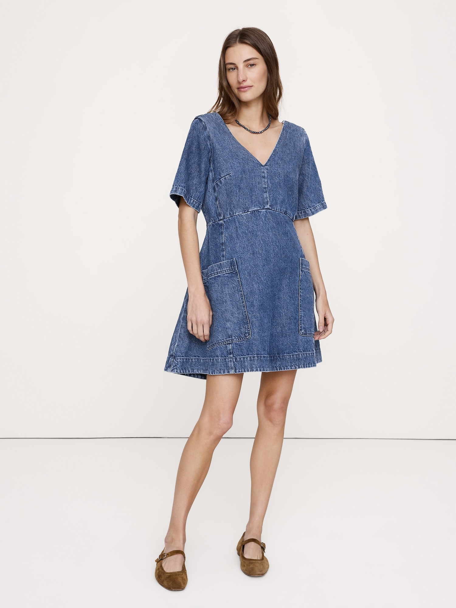 Image number 1 showing, Pocket Mini Dress