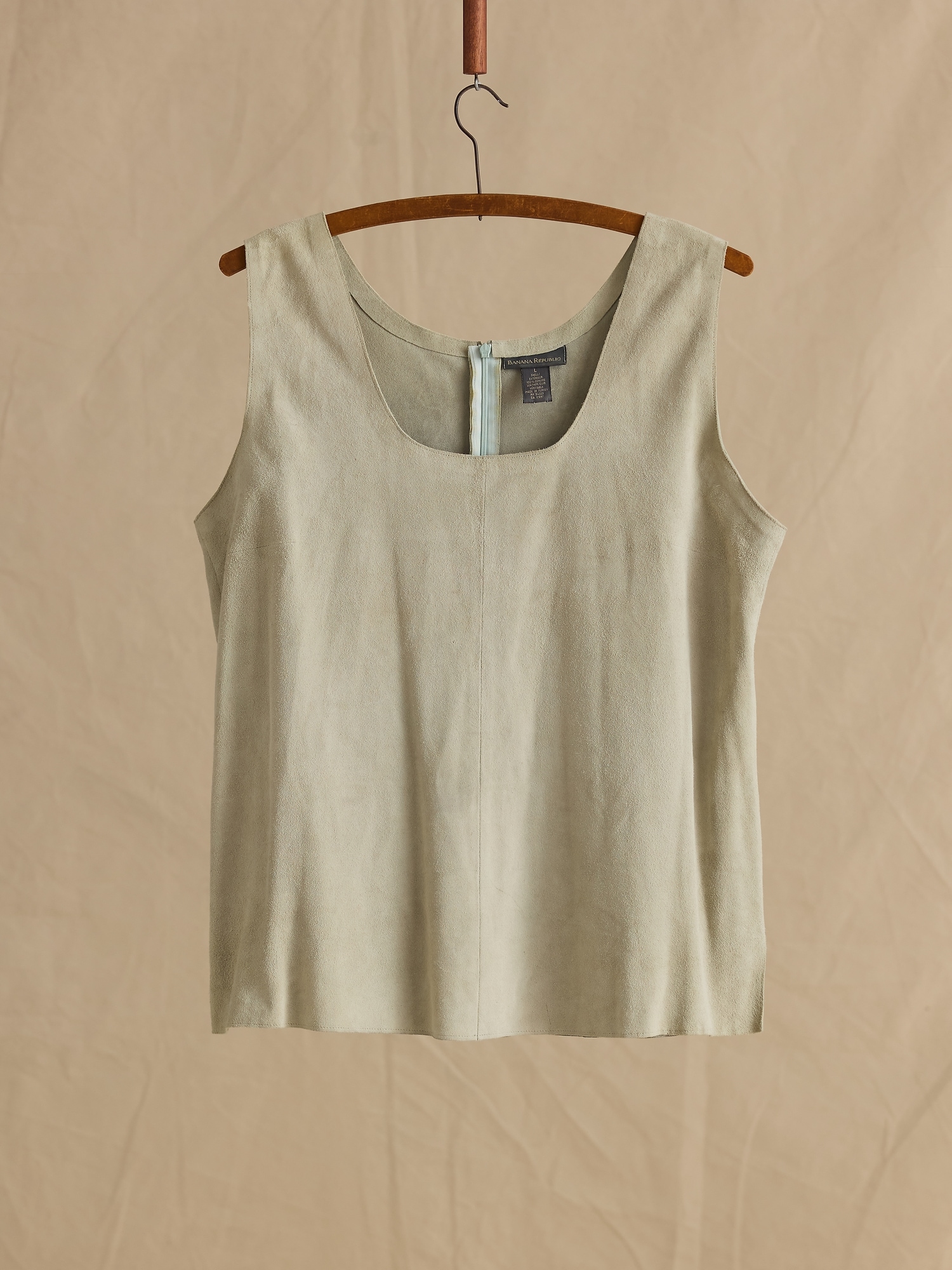 Archive Suede Zip-Back Tank Women