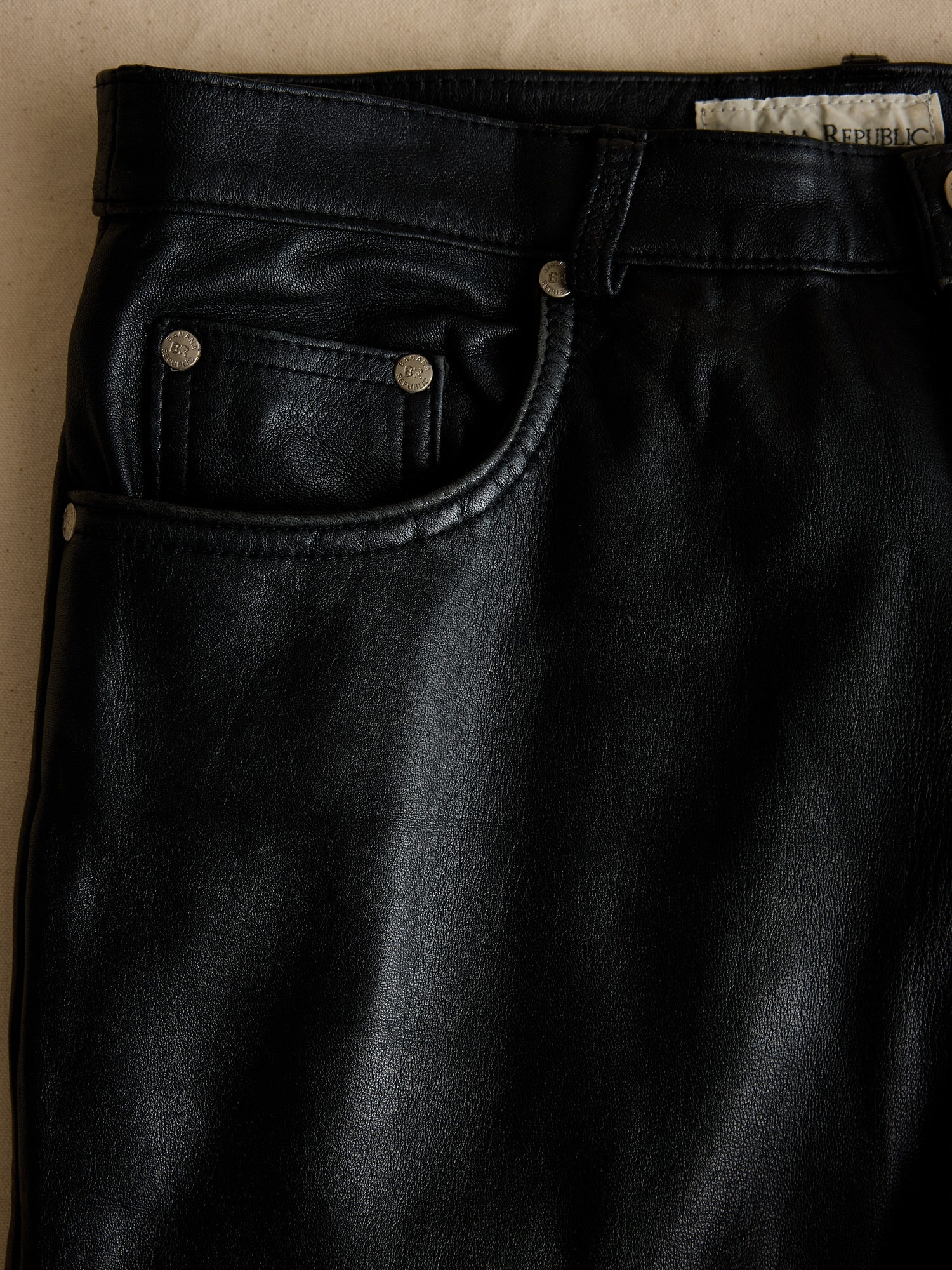Image number 3 showing, Archive Skinny Leather Pant Women's Size 10