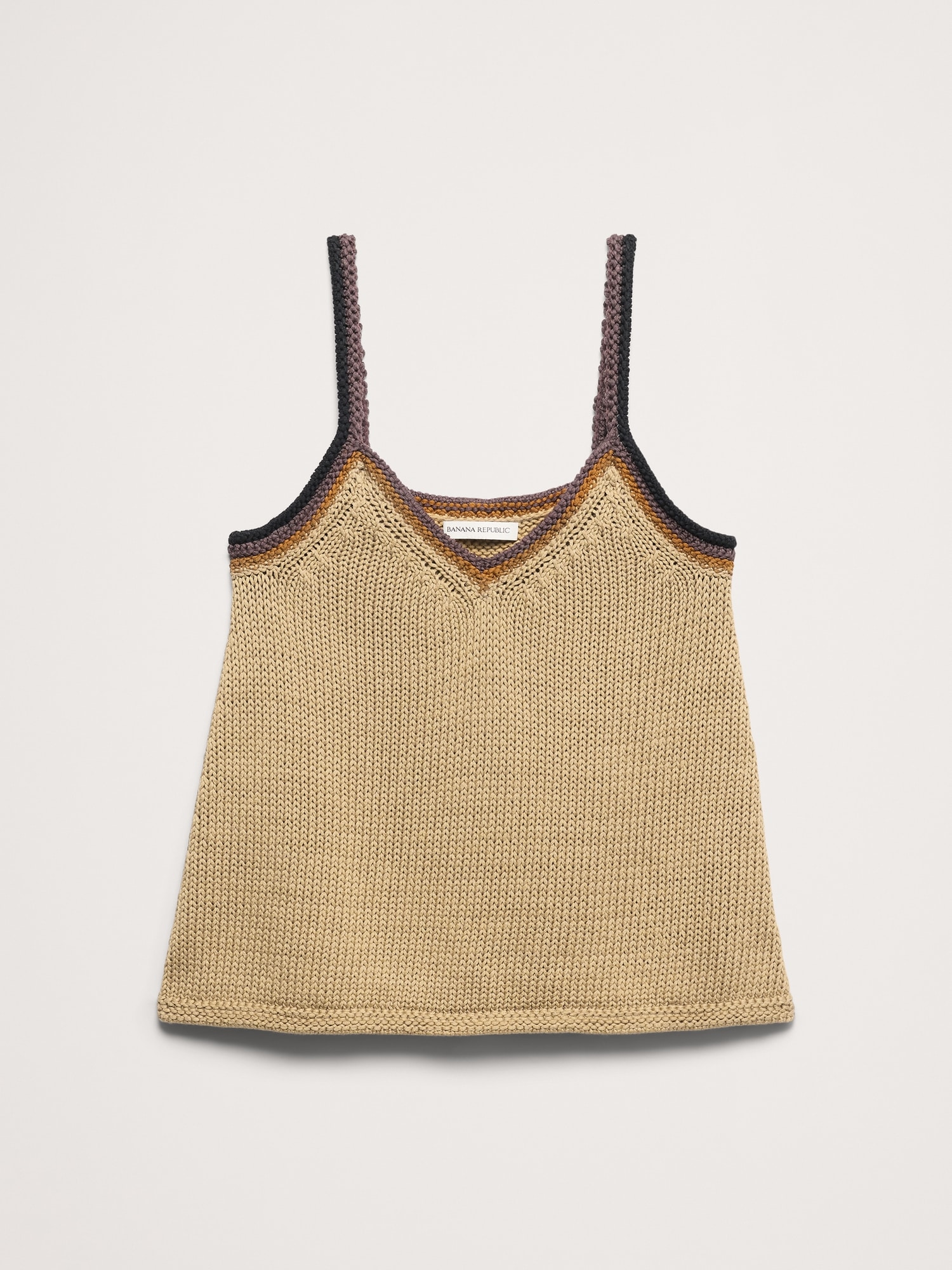 Image number 4 showing, Coastal Cotton V-Neck Sweater Tank