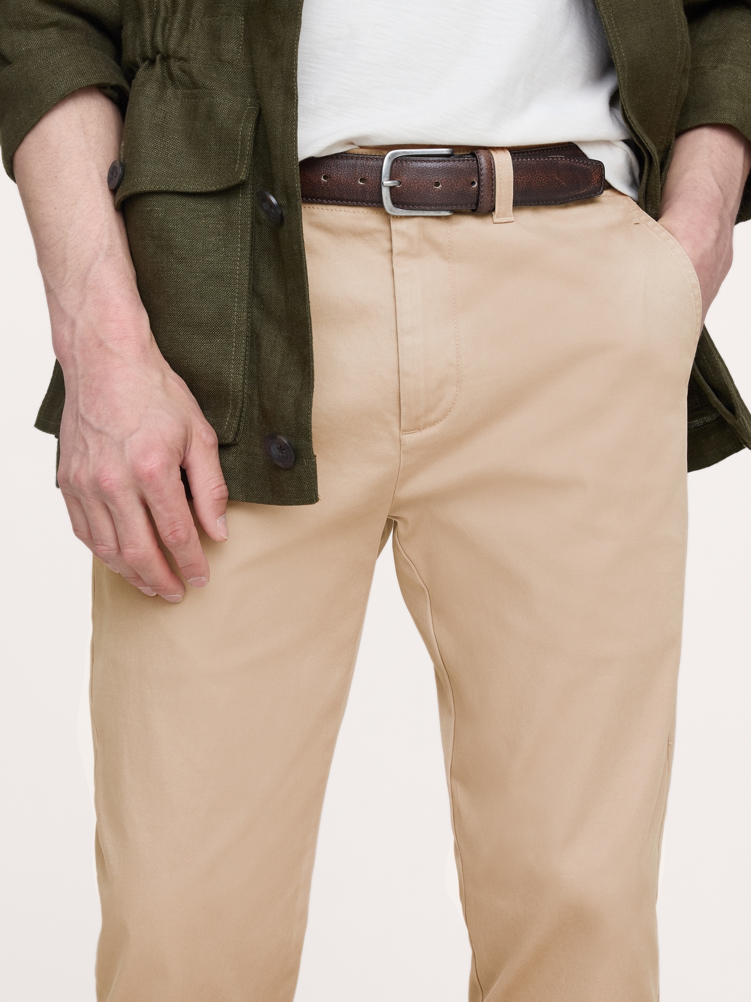 Straight Lived-In Chino | Banana Republic