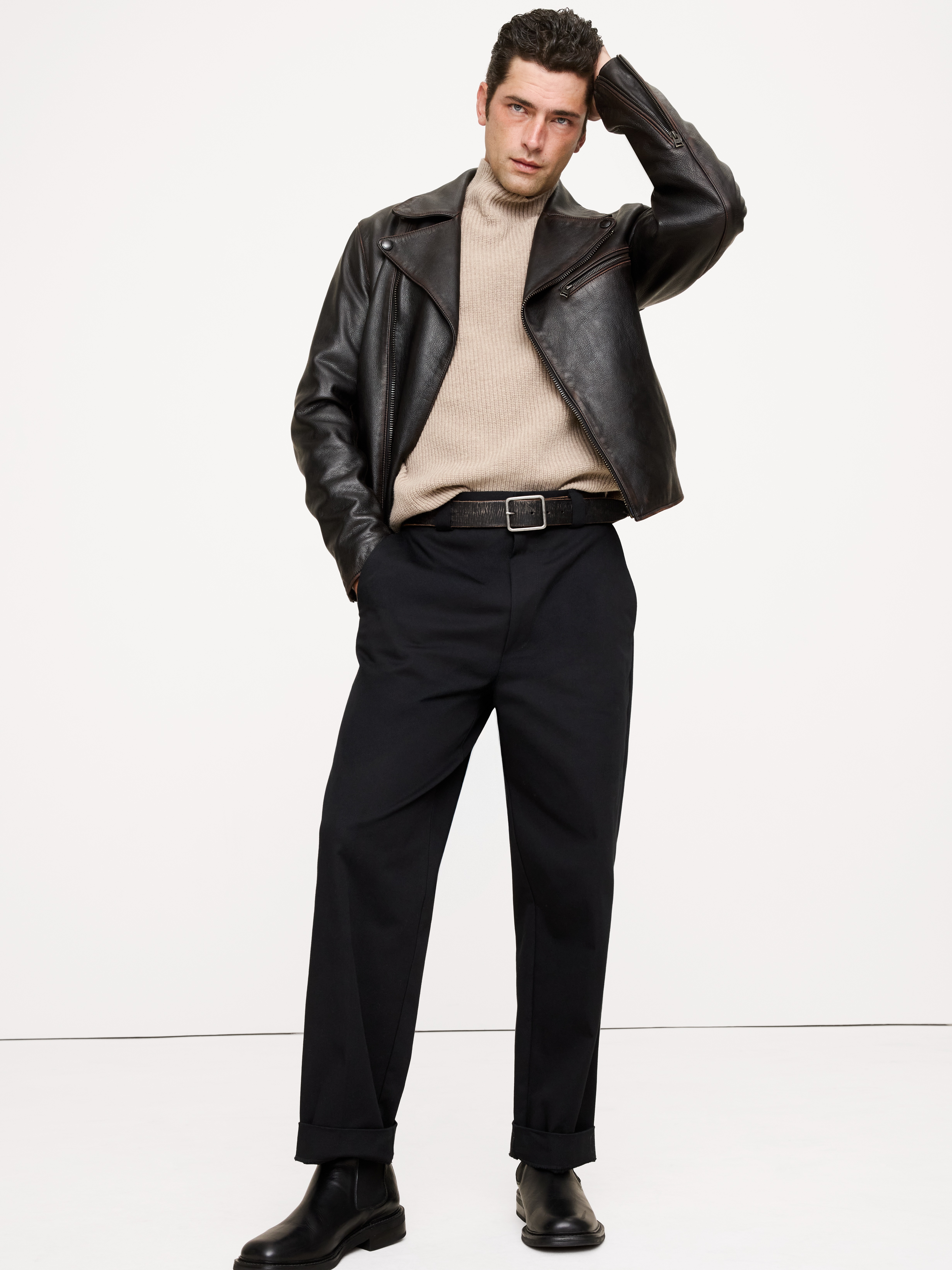 Leather Moto Jacket