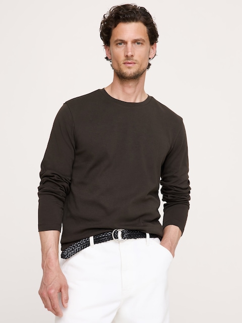 Luxury-Touch Long-Sleeve T-Shirt