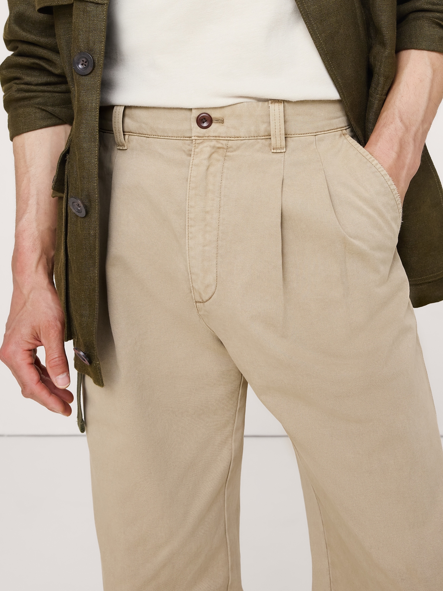 Image number 4 showing, Archive Reissue Straight Pleated Chino