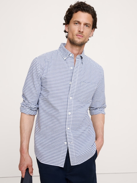Standard-Fit Cotton Oxford Shirt