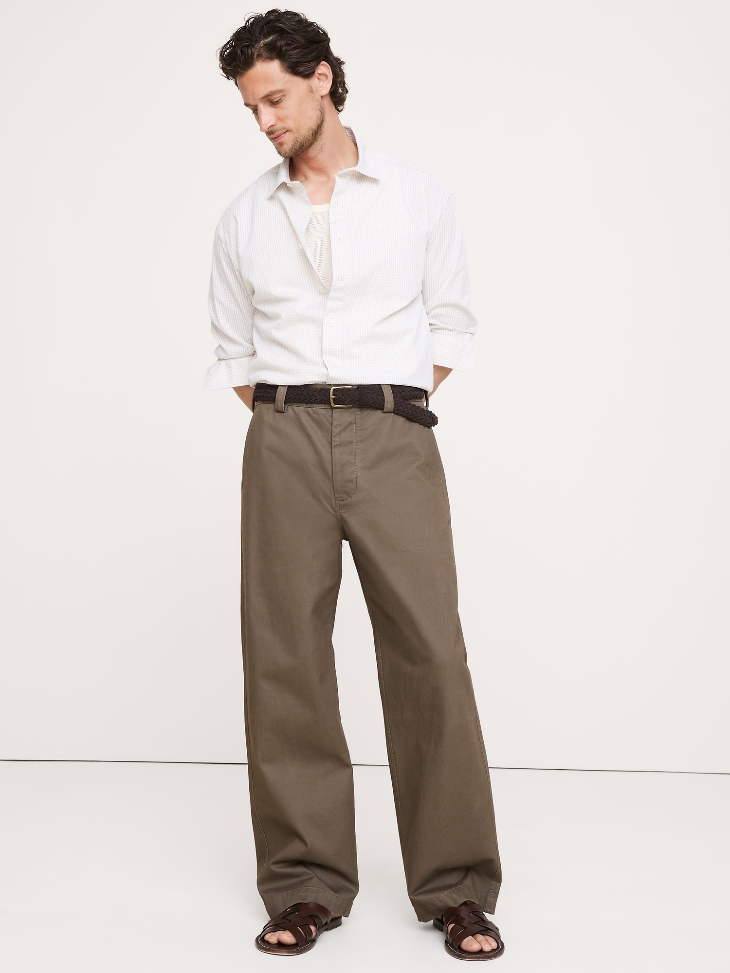 Image number 1 showing, Relaxed-Fit Plaid Seersucker Shirt