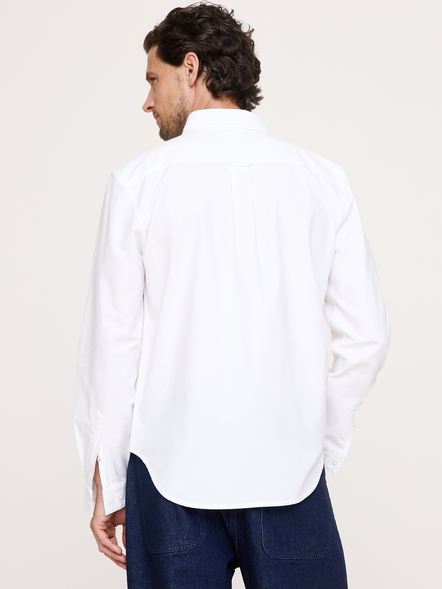 Standard-Fit Cotton Oxford Shirt - thumbnail 8