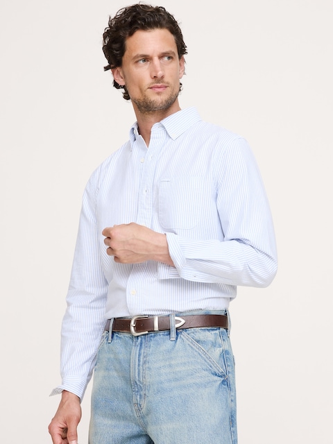 Standard-Fit Cotton Oxford Shirt