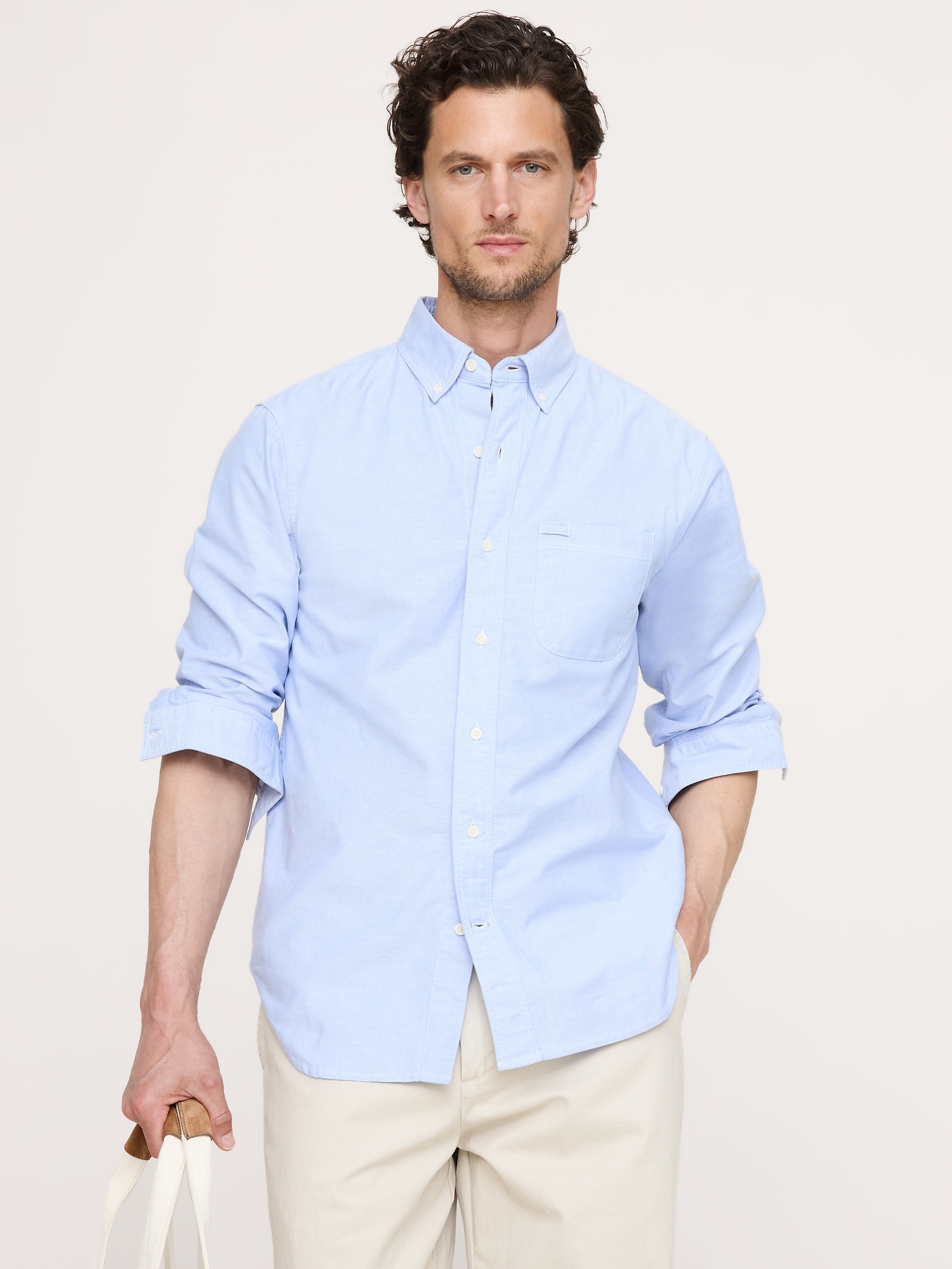 Standard-Fit Cotton Oxford Shirt - thumbnail 6