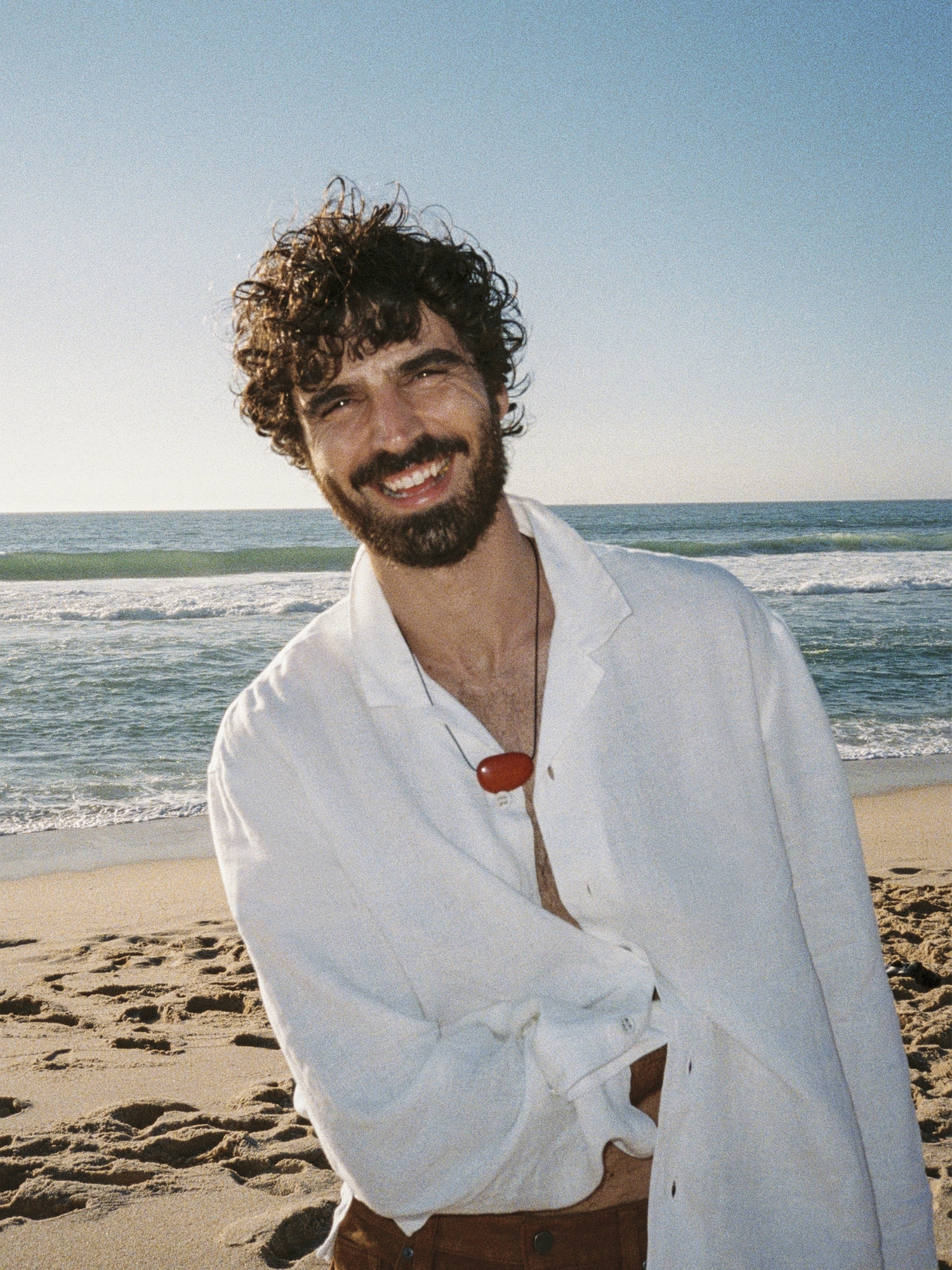 Image number 4 showing, Relaxed-Fit Linen Long-Sleeve Resort Shirt