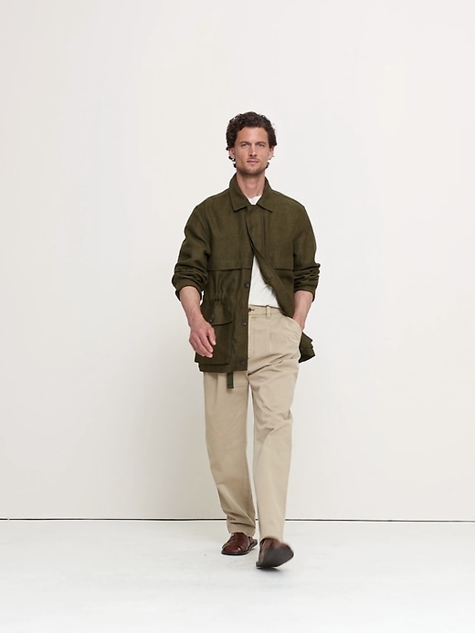 Archive Reissue Straight Pleated Chino | Banana Republic