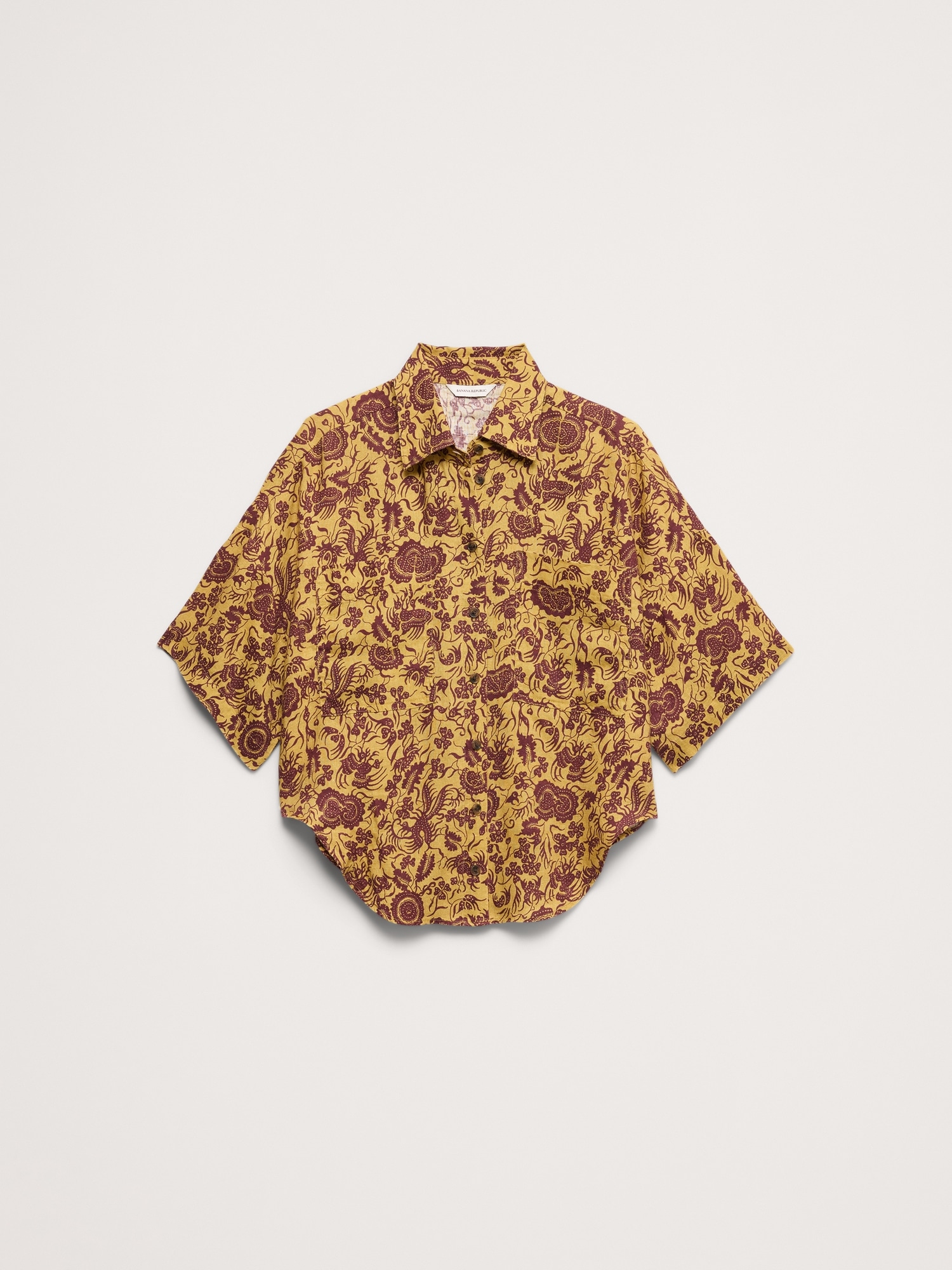 Image number 5 showing, Linen Short-Sleeve Shirt