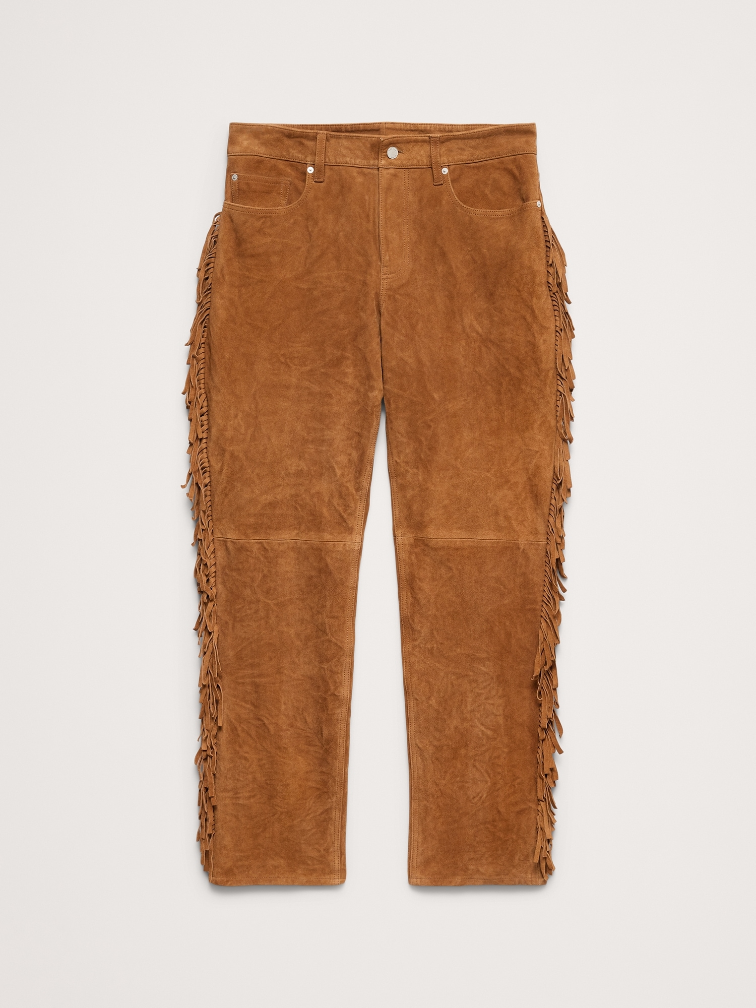 Image number 5 showing, Heritage Straight-Leg Fringe Suede Pant