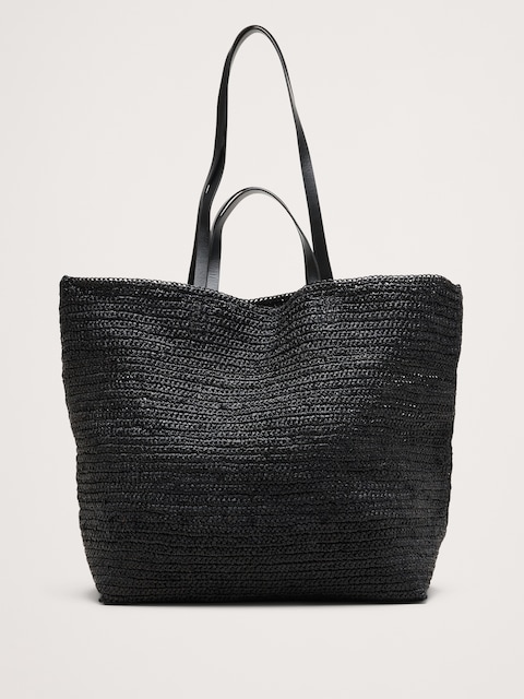 Raffia Straw Tote