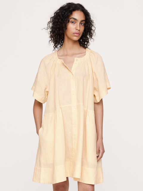 Button-Up Mini Dress