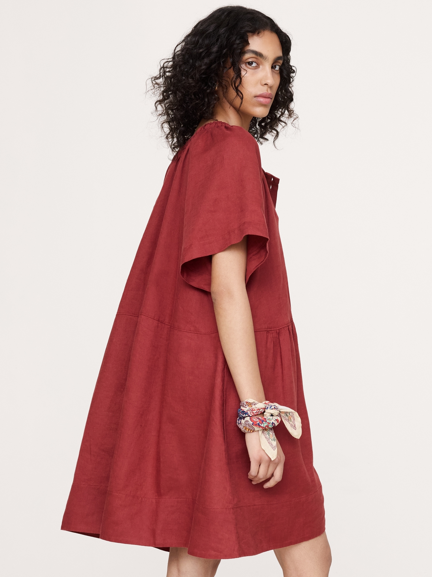 Image number 7 showing, Button-Up Mini Dress