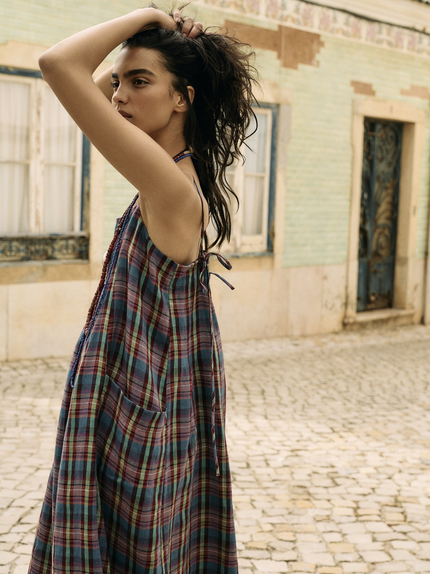 Image number 4 showing, Linen Trapeze Dress