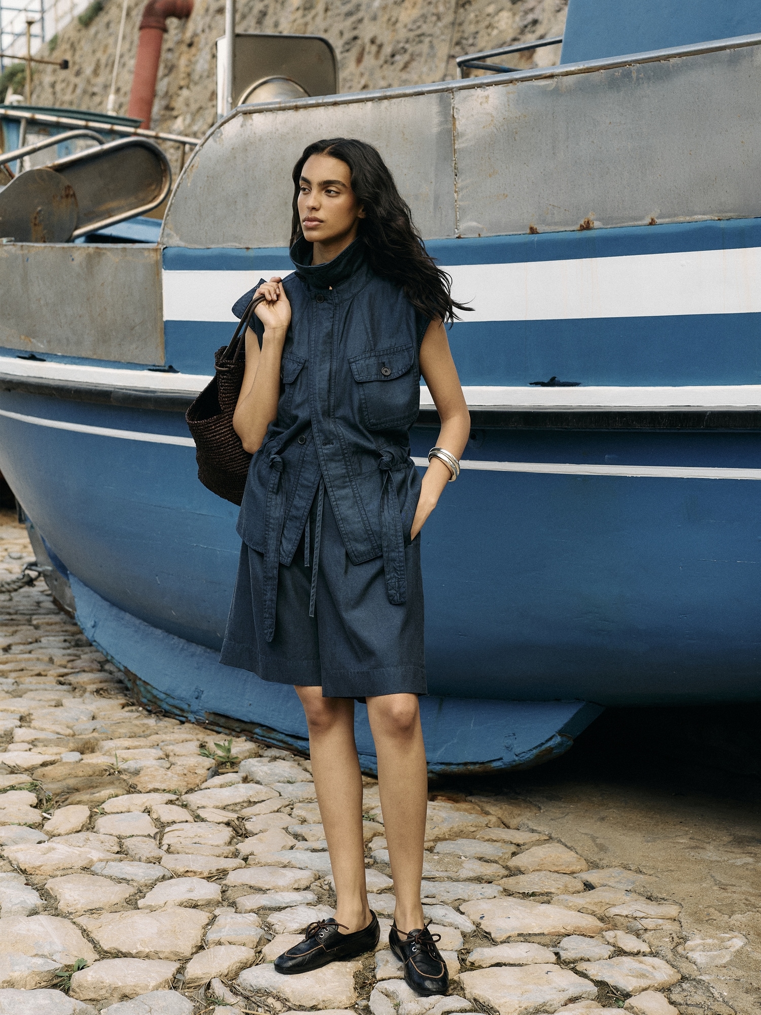 Image number 7 showing, TENCEL™-Cotton-Linen Bermuda Short