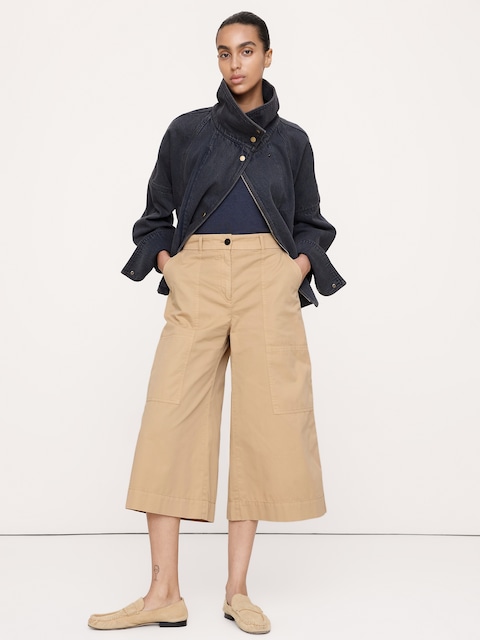 Cotton Twill Culotte