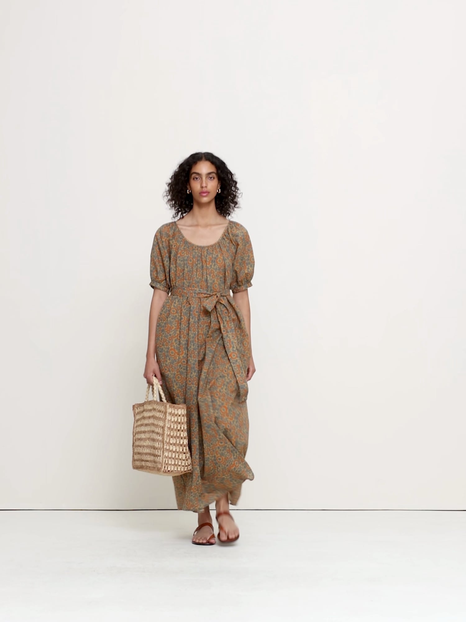gap cotton maxi dress Drop-Waist Maxi Dress
