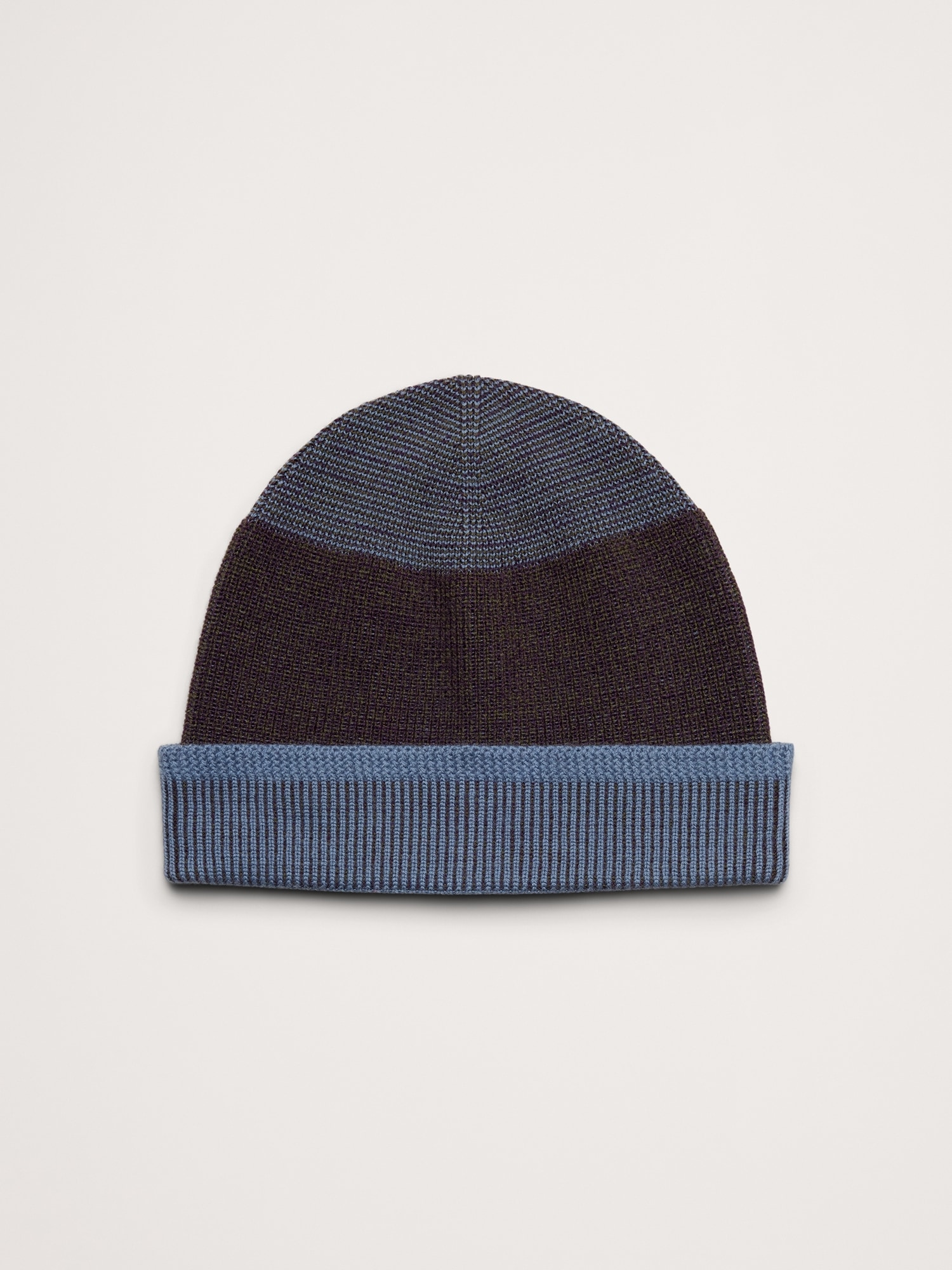 Merino Lightweight Striped Beanie - thumbnail 5