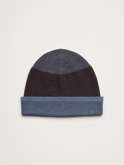 Merino Lightweight Striped Beanie