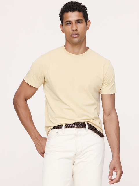 Lightweight Cotton Crew-Neck T-Shirt