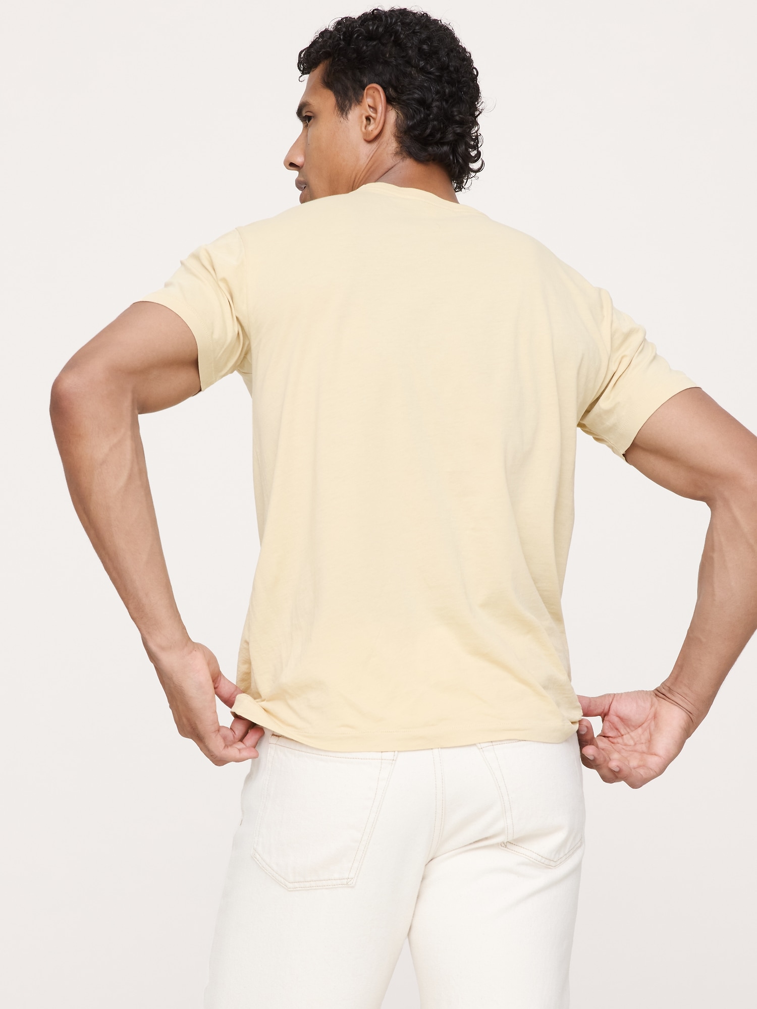 Image number 2 showing, Lightweight Cotton Crew-Neck T-Shirt