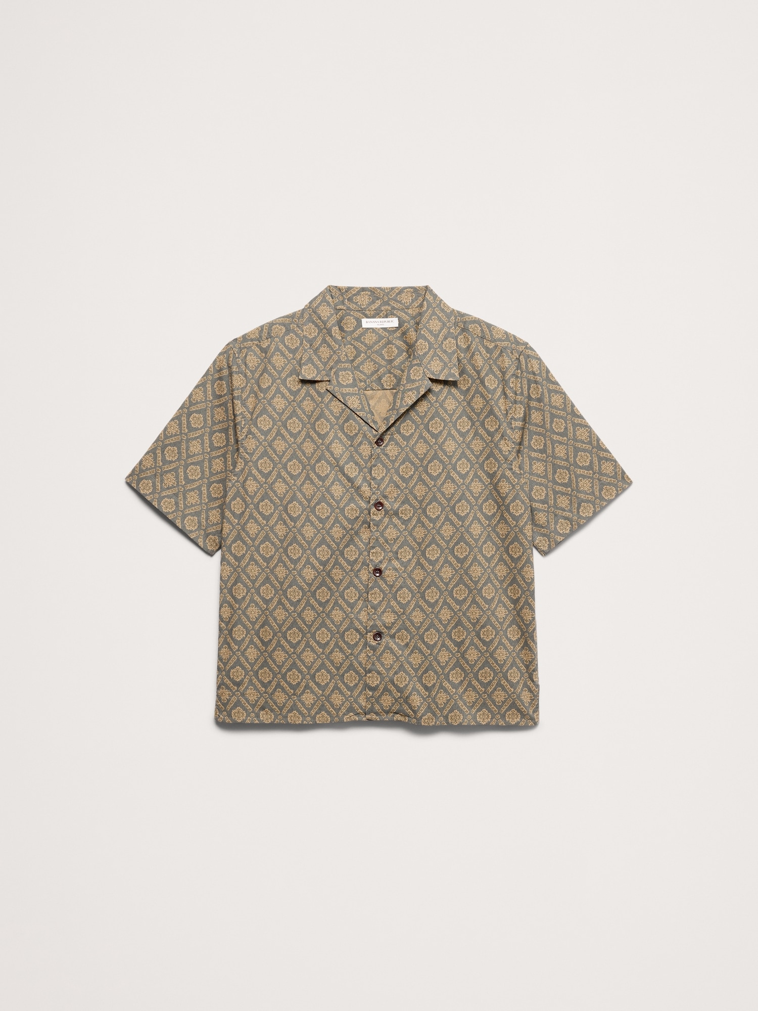 Image number 4 showing, Relaxed-Fit Cotton Poplin Resort Shirt