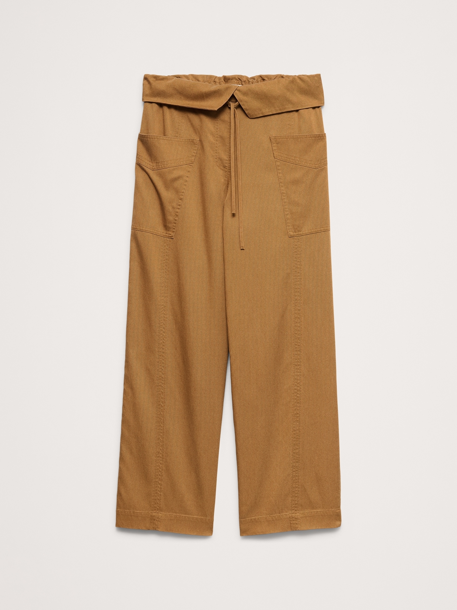 Image number 5 showing, High-Rise Straight-Leg Fisherman Pant