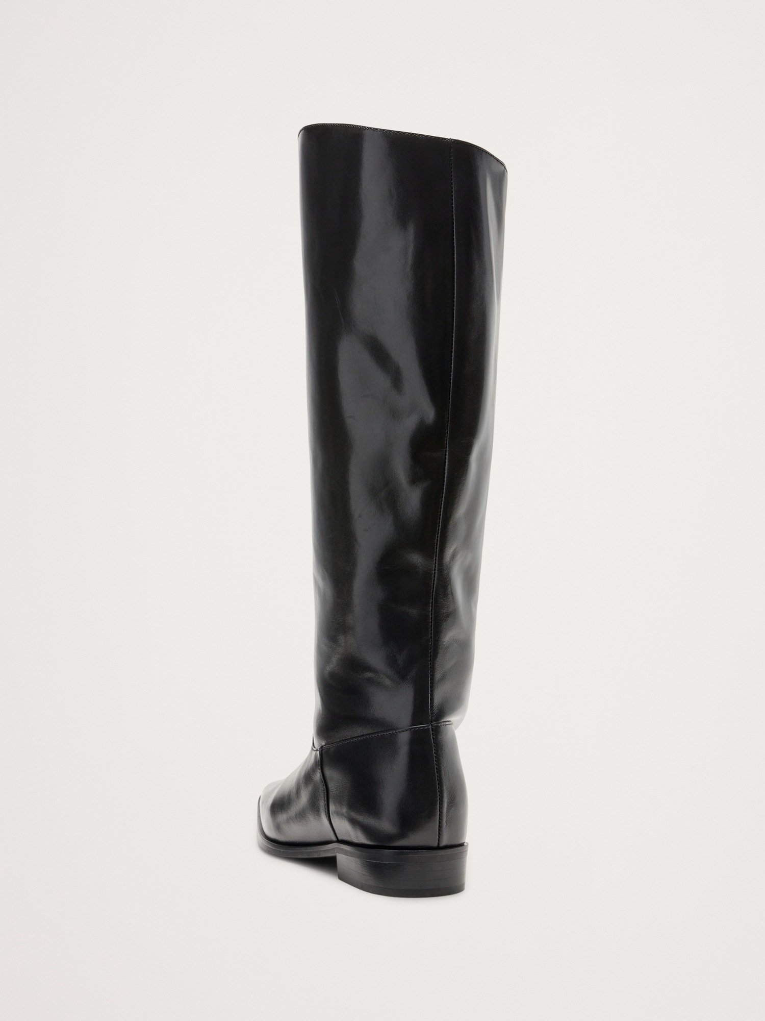 Женские ботинки Banana Republic Italian Leather Riding Boot, цвет: Чёрный — фото 4
