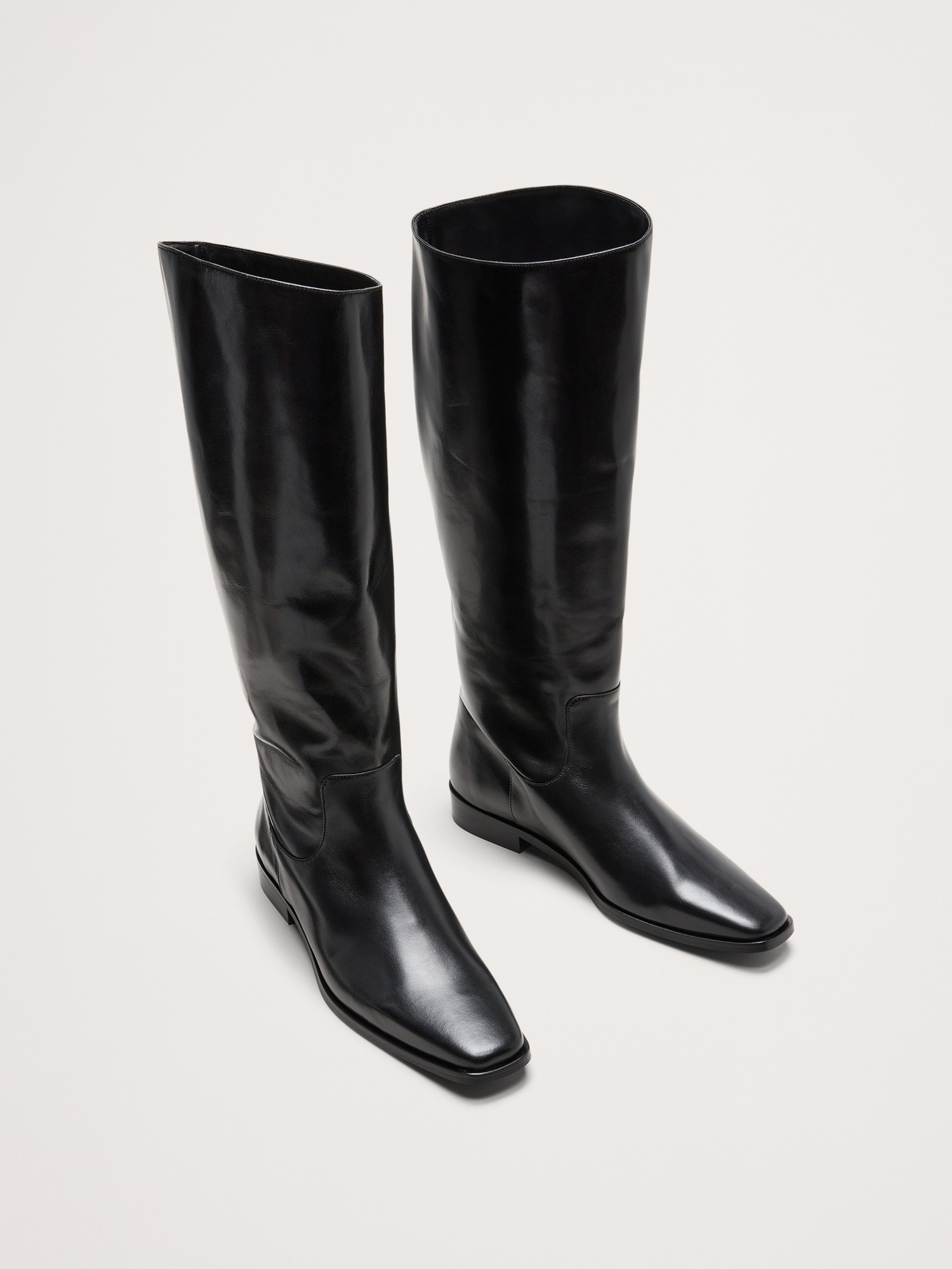 Женские ботинки Banana Republic Italian Leather Riding Boot, цвет: Чёрный — фото 3