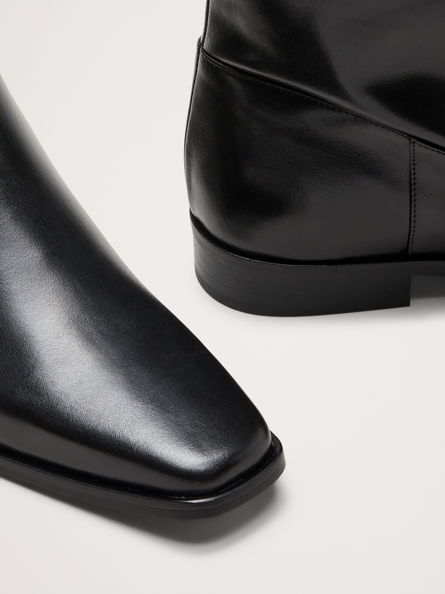Женские ботинки Banana Republic Italian Leather Riding Boot, цвет: Чёрный — фото 6