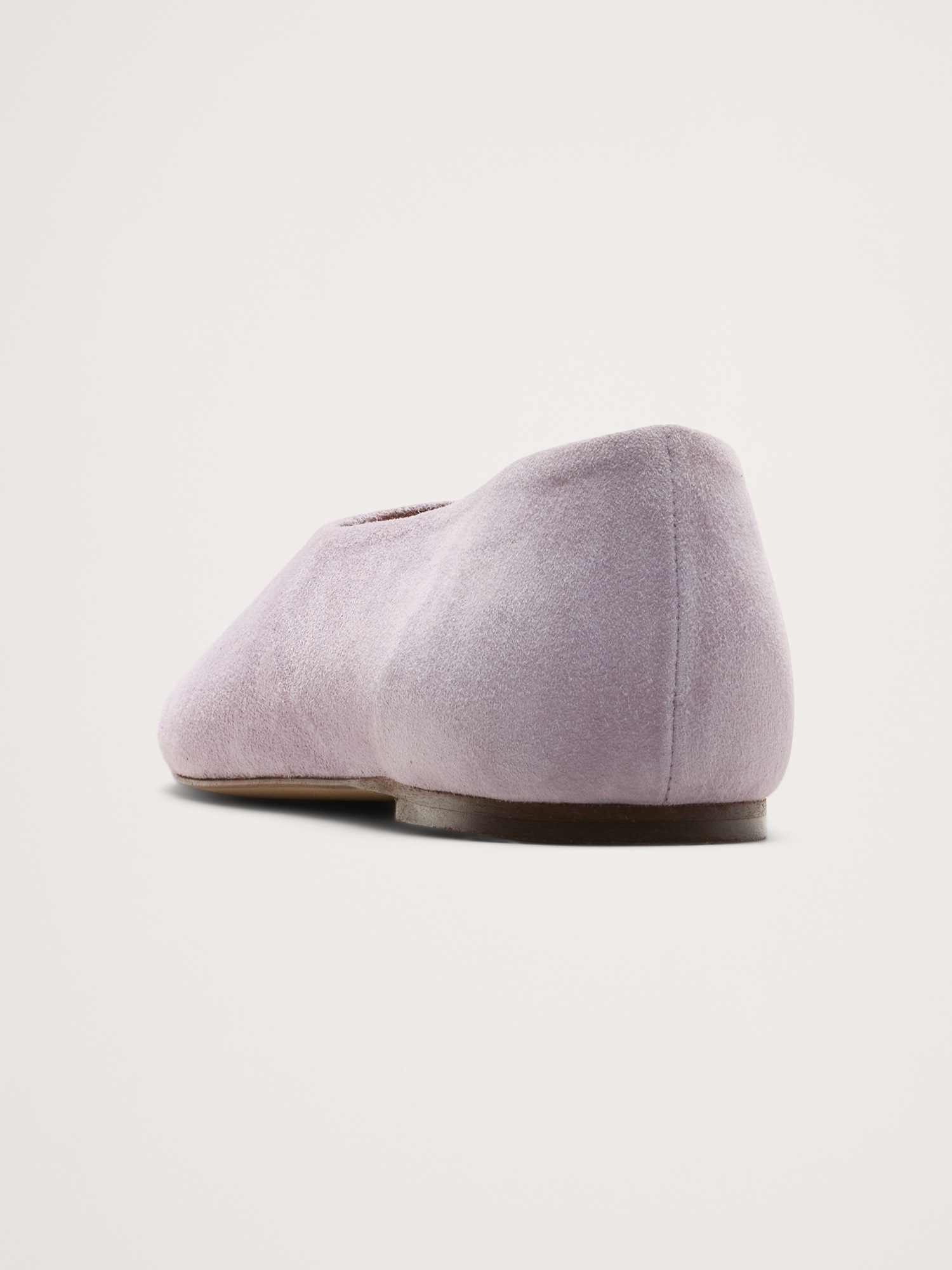 Женские балетки Banana Republic Italian Suede Ballet Flat, цвет: Сиреневый — фото 4