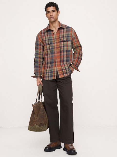 Relaxed-Fit Linen Explorer Shirt