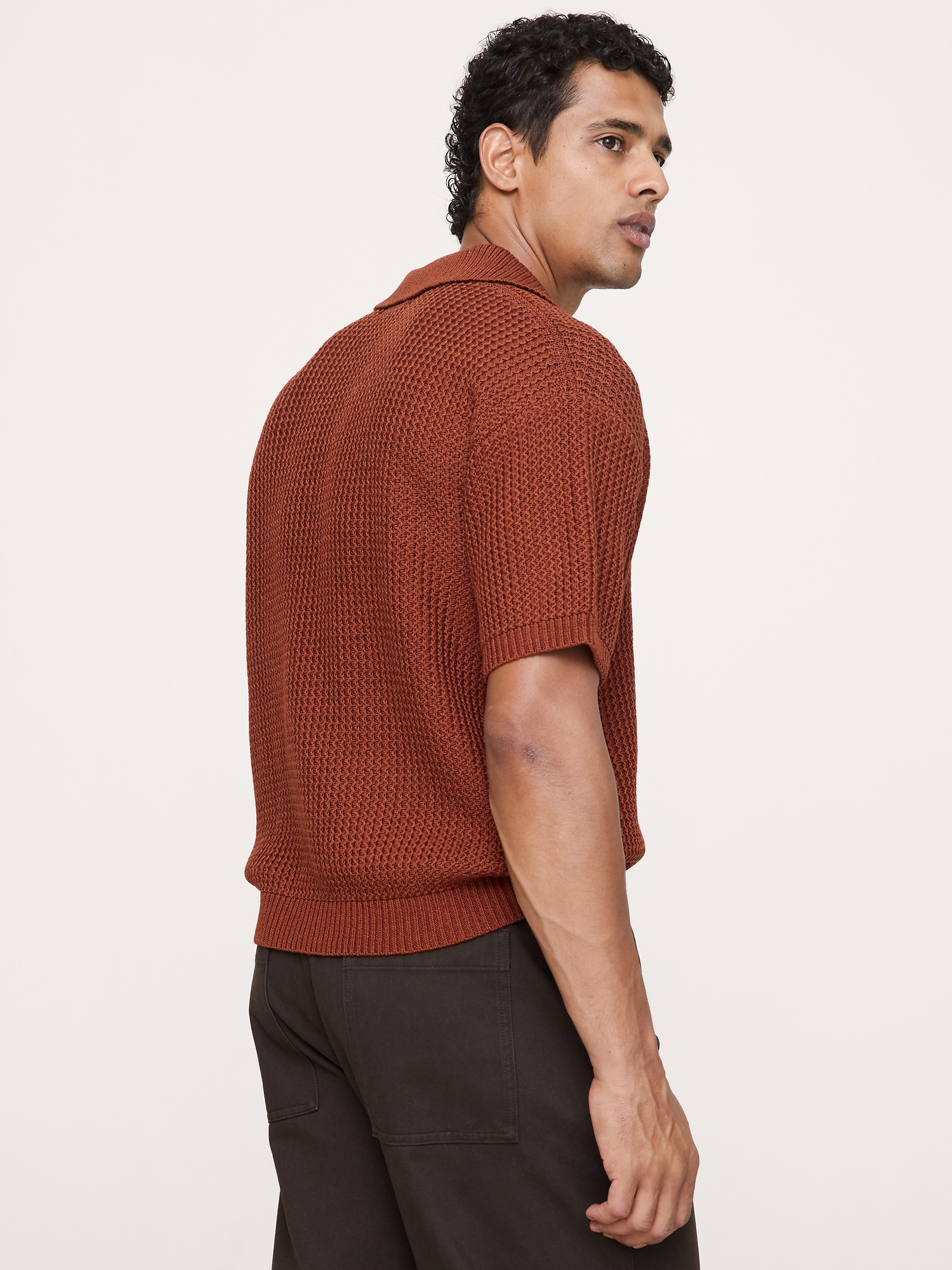 Image number 2 showing, Cotton Zig-Zag Sweater Polo