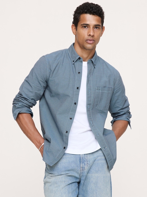 Standard-Fit Cotton Oxford Shirt