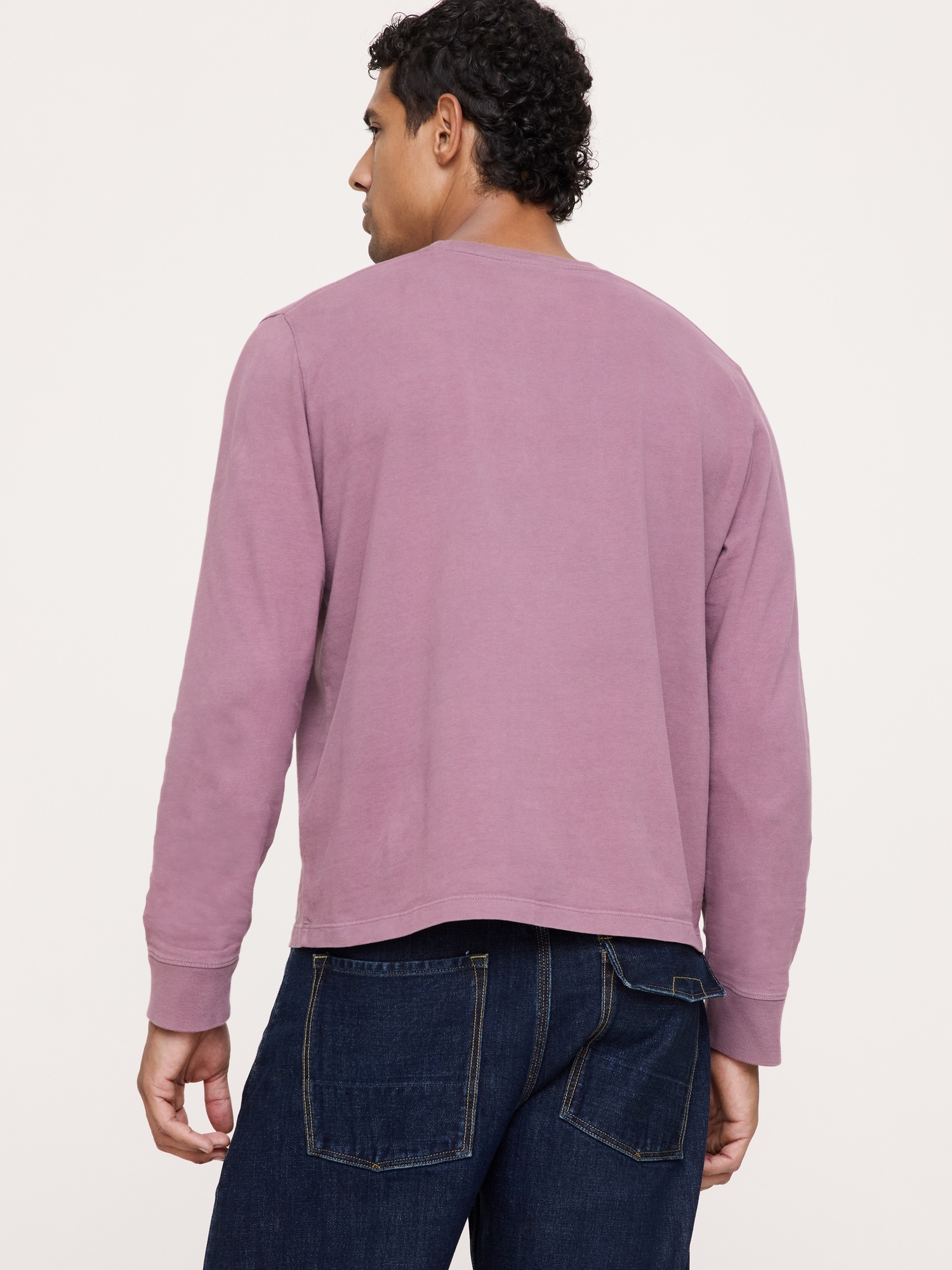 Heavyweight Cotton Long-Sleeve T-Shirt - thumbnail 5