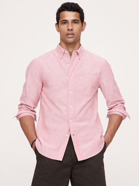 Standard-Fit Cotton Oxford Shirt